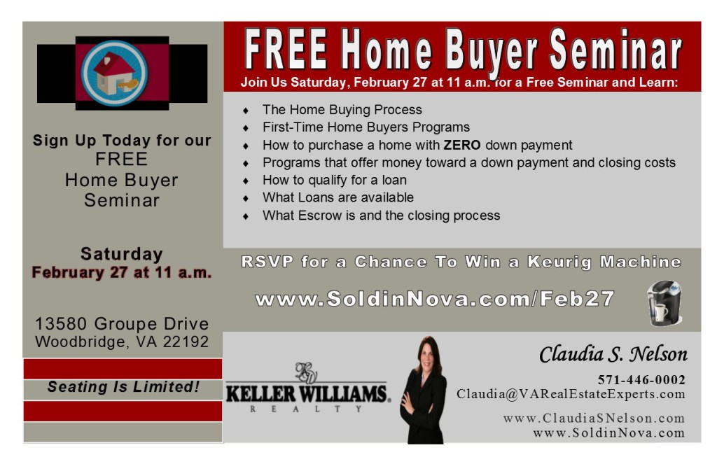Home Buyer Seminar Feb 27