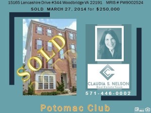 Potomac Club Realtor, 15165 Lancashire Drive #344