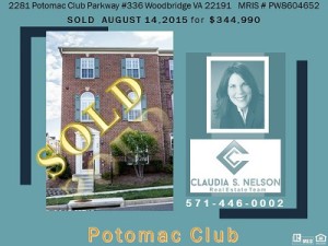 Potomac Club Realtor, 2281 Potomac Club Parkway #336