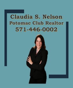 Potomac Club Realtor, Claudia S. Nelson 571-446-0002