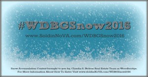 WDBGSnow2016 Guess the Snow & Picture Contest Woodbridge VA