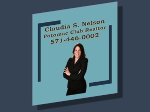 Potomac Club Realtor, Claudia S Nelson 571-446-0002